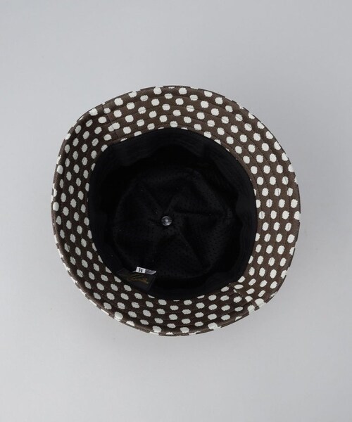 Needles（ニードルス）の「Bermuda Hat - Poly Jq.（帽子・ブラウン/イエロー/パープル・M）」の7枚目の写真