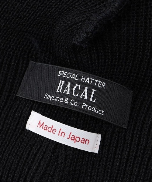 RACAL（ラカル）の「【別注】RollKnitCAP-2（帽子・オフホワイト/グレー/ブラック/ベージュ/オレンジ/ネイビー・FREE）」の3枚目の写真