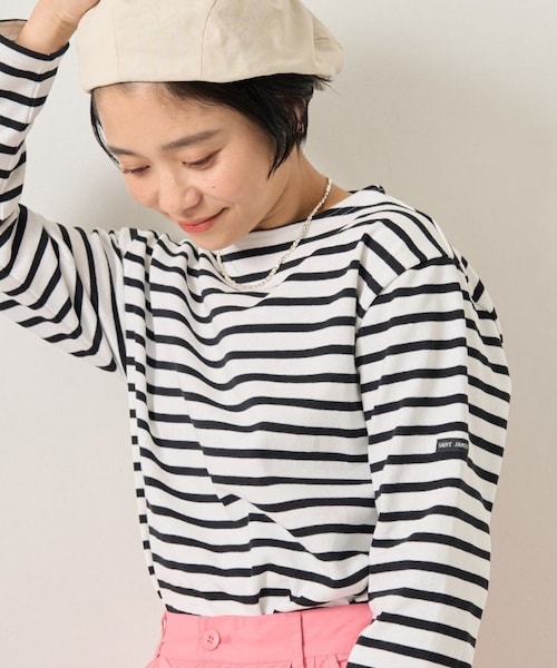 SAINT JAMES（セントジェームス）の「OUESSANT（その他・ブラック/ピンク/グリーン/ネイビー・1）」の18枚目の写真