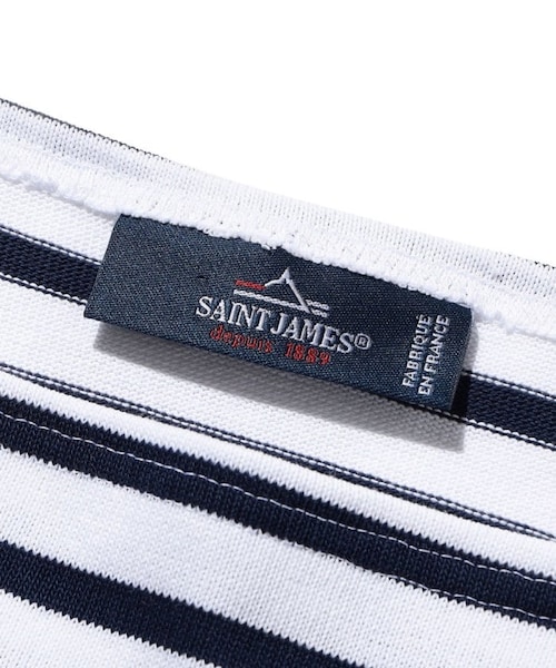 SAINT JAMES（セントジェームス）の「OUESSANT/ウエッソン（その他・ホワイト/ブラック/ボーダー/ストライプ・4）」の3枚目の写真