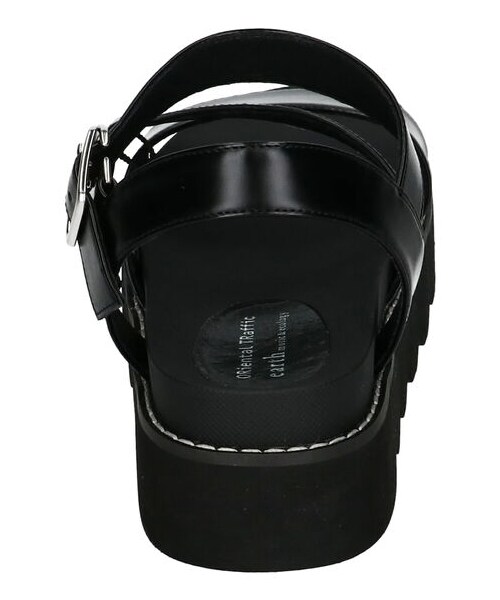 earth music&ecology（アースミュージックアンドエコロジー）の「ORientalTRaffic 厚底ストラップサンダル（シューズ・ホワイト/ブラック・S/M/L）」の8枚目の写真