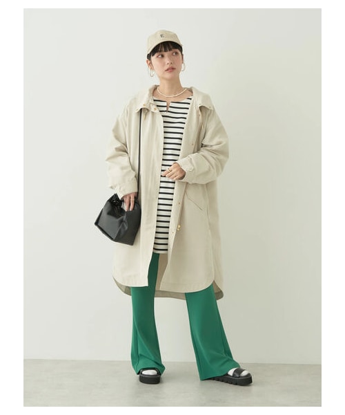 earth music&ecology（アースミュージックアンドエコロジー）の「ORientalTRaffic 厚底ストラップサンダル（シューズ・ホワイト/ブラック・S/M/L）」の6枚目の写真