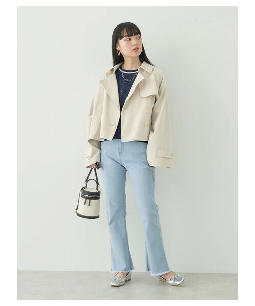 earth music&ecology（アースミュージックアンドエコロジー）の「ORientalTRaffic バレエパンプス（シューズ・ホワイト/シルバー・35/36/37/38/39）」の8枚目の写真