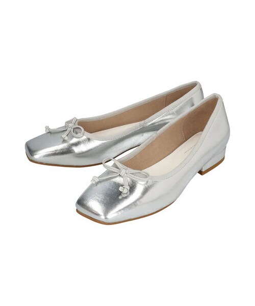 earth music&ecology（アースミュージックアンドエコロジー）の「ORientalTRaffic バレエパンプス（シューズ・ホワイト/シルバー・35/36/37/38/39）」の17枚目の写真