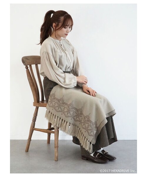 MakeS 私のセイ ジャガードニットカーディガン