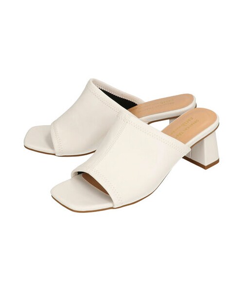 earth music&ecology（アースミュージックアンドエコロジー）の「ORientalTRaffic ストレッチミュールサンダル（シューズ・ホワイト/ブラック/グリーン/ブルー・S/M/L）」の10枚目の写真