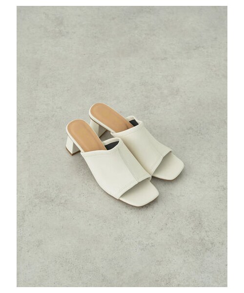 earth music&ecology（アースミュージックアンドエコロジー）の「ORientalTRaffic ストレッチミュールサンダル（シューズ・ホワイト/ブラック/グリーン/ブルー・S/M/L）」の14枚目の写真