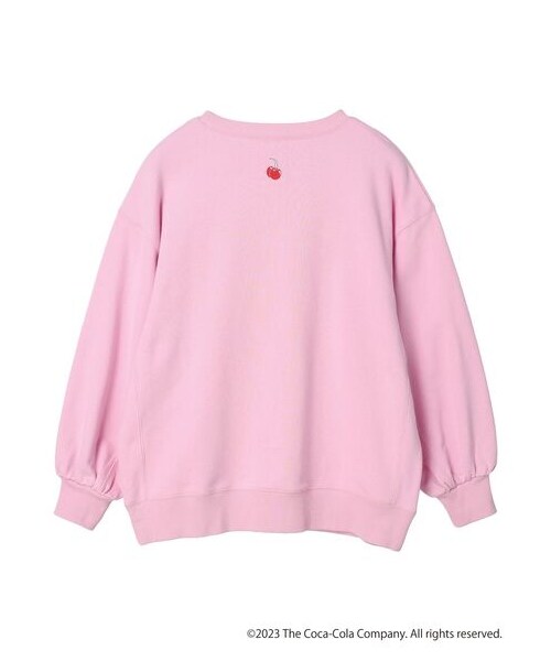 earth music&ecology(アースミュージックアンドエコロジー)の「別注 Cherry Coke®スウェット(トップス・ライトピンク・F)」の10枚目の写真