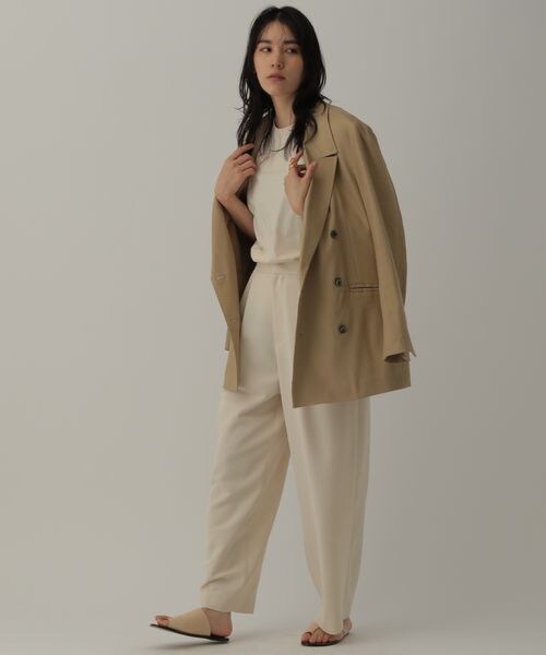 【美品】Chaos サロンタックパンツ キャメル Chaos（カオス）の「カリンジタックパンツ（）」 - WEAR