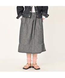 45R✳︎ダンガリーカットワーク　ペチパン　グレー 20230304124701724_215.jpg