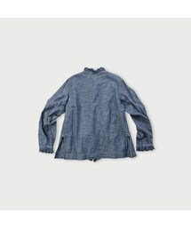 45r ダンガリーカットワークブラウス 45R（フォーティファイブアール）の「ダンガリーカットワークの