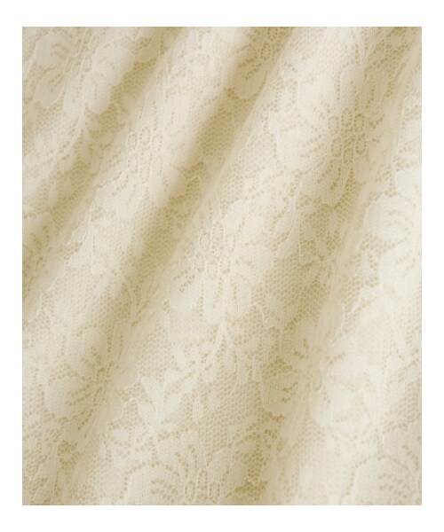 MAJESTIC LEGON（マジェスティックレゴン）の「Jフリルレースプルオーバー（トップス・レディース・アイボリー/オフ/ブラック・Free）」の4枚目の写真