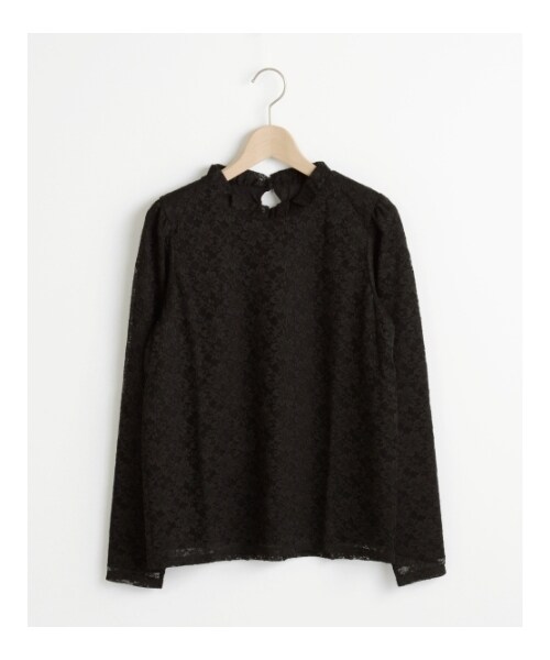 MAJESTIC LEGON（マジェスティックレゴン）の「Jフリルレースプルオーバー（トップス・レディース・アイボリー/オフ/ブラック・Free）」の7枚目の写真