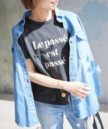 SLOBE IENA（スローブイエナ）の「《予約》40/2 ロゴTee（トップス）」