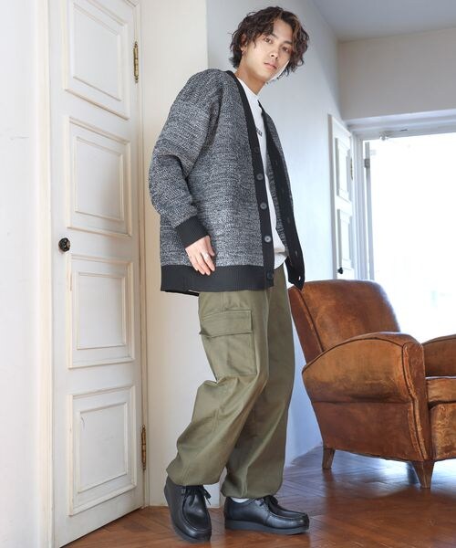 PAGEBOY（ページボーイ）の「ワッフルカラーカーデ（トップス・レディース・ブラック09/ピンク25/グリーン75/ブルー85・FREE）」の12枚目の写真