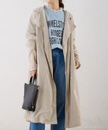 PUAL CE CIN | 撥水ナイロンチェスターコート(チェスターコート)