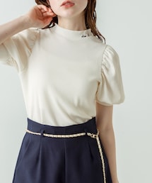 OLIVE des OLIVE | 衿刺繍プチハイプルオーバー(Tシャツ/カットソー)