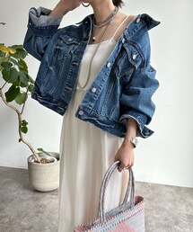 DouDou | ニット切替シアーキャミワンピース(ワンピース/ドレス)