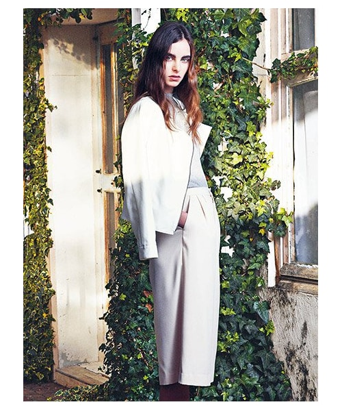 MIIA（ミーア）の「グロップパンツ（パンツ・レディース・アイボリー・1/2）」の3枚目の写真