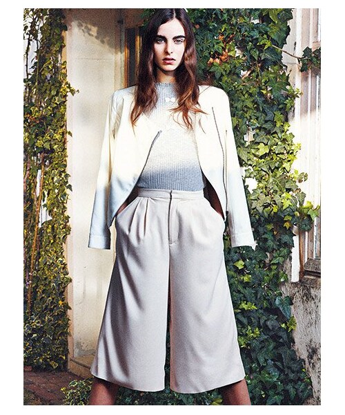 MIIA（ミーア）の「グロップパンツ（パンツ・レディース・アイボリー・1/2）」の2枚目の写真