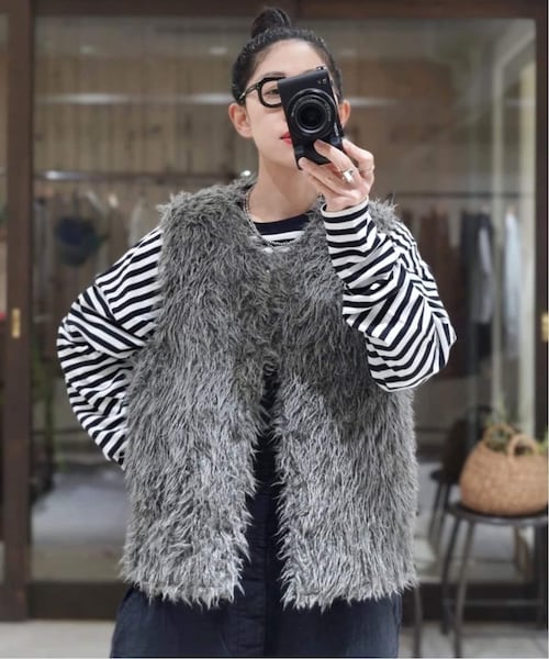 ジャーナルスタンダードラックス ハリ リバーシブルベスト JOURNAL STANDARD LUXE（ジャーナルスタンダード ラックス）の「【HARi