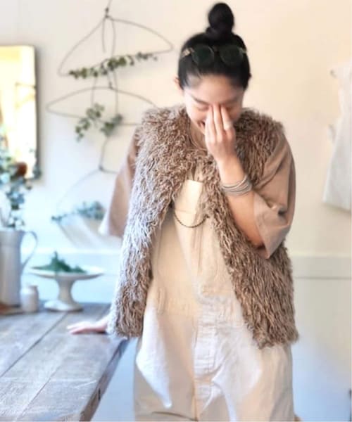 ジャーナルスタンダードラックス ハリ リバーシブルベスト JOURNAL STANDARD LUXE（ジャーナルスタンダード ラックス）の「【HARi