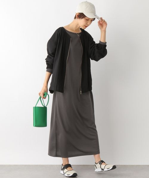 LEPSIM(レプシィム)の「カットオフショルナローワンピース(ワンピース/ドレス・レディース・アイボリー08/チャコールグレー18/ベージュ52・FREE SIZE)」の7枚目の写真