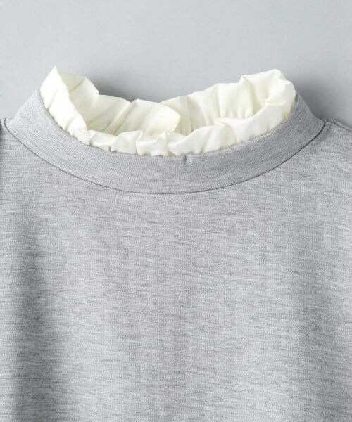 JEANASIS（ジーナシス）の「スソフレアハイネックプルオーバー（トップス・レディース・ブラック/グレー/ピンク・FREE）」の5枚目の写真