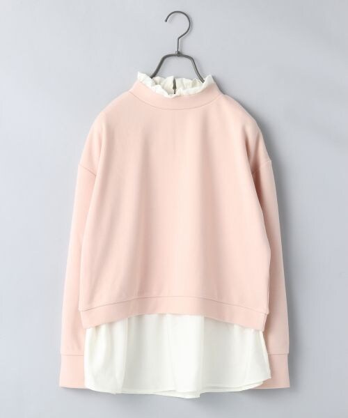 JEANASIS（ジーナシス）の「スソフレアハイネックプルオーバー（トップス・レディース・ブラック/グレー/ピンク・FREE）」の3枚目の写真