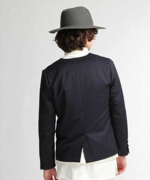HARE（ハレ）の「ノーカラーテーラードジャケット（ジャケット/アウター・メンズ・ライトグレー/ネイビー・Ｓ/Ｍ）」の6枚目の写真
