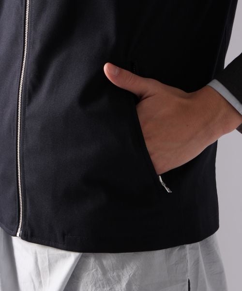 HARE（ハレ）の「【先行予約】ノーカラージップブルゾン（ジャケット/アウター・メンズ・グレー/ネイビー/ダークネイビー・Ｓ/Ｍ/Ｌ）」の11枚目の写真