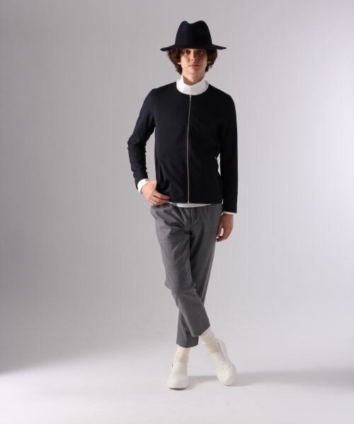 HARE（ハレ）の「【先行予約】ノーカラージップブルゾン（ジャケット/アウター・メンズ・グレー/ネイビー/ダークネイビー・Ｓ/Ｍ/Ｌ）」の17枚目の写真