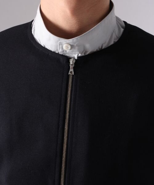 HARE（ハレ）の「【先行予約】ノーカラージップブルゾン（ジャケット/アウター・メンズ・グレー/ネイビー/ダークネイビー・Ｓ/Ｍ/Ｌ）」の7枚目の写真
