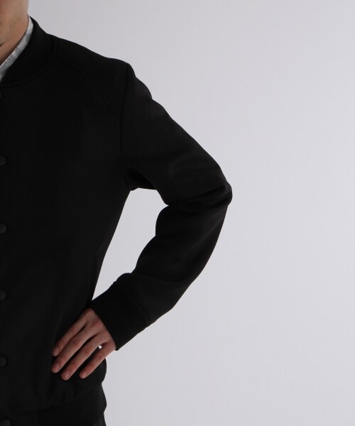 HARE（ハレ）の「【先行予約】ポンチスタジャン（ジャケット/アウター・メンズ・オフホワイト/ブラック/ネイビー・Ｓ/Ｍ/Ｌ）」の10枚目の写真