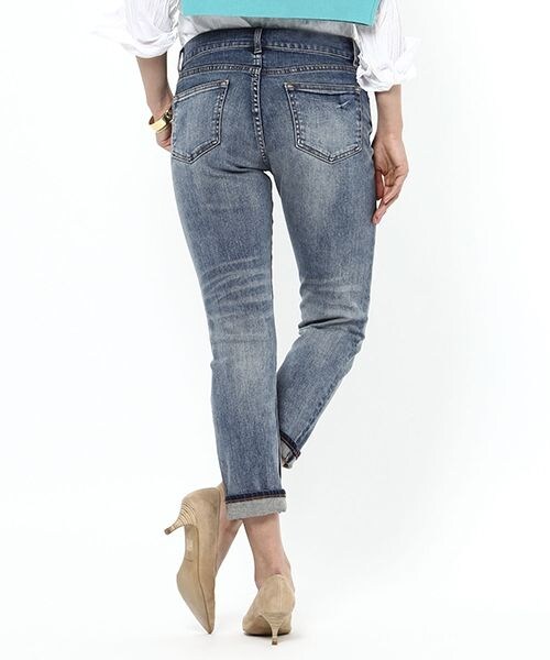 BARNYARDSTORM（バンヤードストーム）の「シガレットスキニーデニムパンツ（パンツ・レディース・インディゴ/ダークブルー・00/0/1/2）」の6枚目の写真