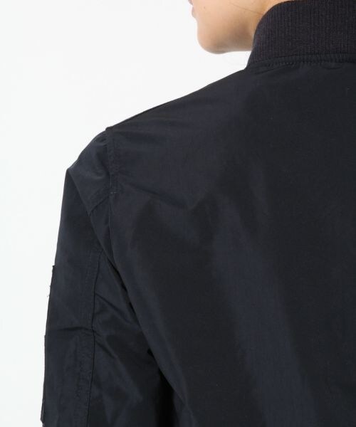 BLISS POINT Womens（ブリスポイント ウイメンズ）の「メモリータフタMA-1（ジャケット/アウター・レディース・ホワイト/ネイビー/カモフラ・Ｍ/Ｌ）」の12枚目の写真