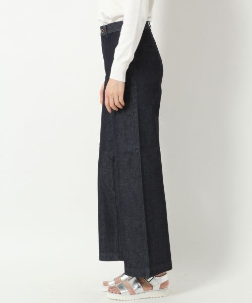 BLISS POINT Womens（ブリスポイント ウイメンズ）の「デニムバギーパンツ（パンツ・レディース・ブルー/ネイビー・Ｍ/Ｌ）」の3枚目の写真
