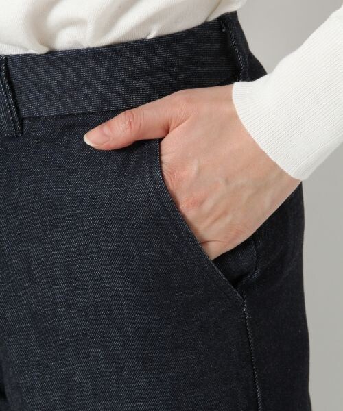 BLISS POINT Womens（ブリスポイント ウイメンズ）の「デニムバギーパンツ（パンツ・レディース・ブルー/ネイビー・Ｍ/Ｌ）」の6枚目の写真