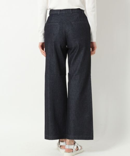 BLISS POINT Womens（ブリスポイント ウイメンズ）の「デニムバギーパンツ（パンツ・レディース・ブルー/ネイビー・Ｍ/Ｌ）」の4枚目の写真