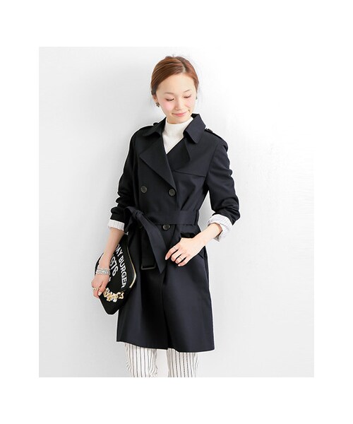 URBAN RESEARCH(アーバンリサーチ)の「トレンチコート(ジャケット/アウター・レディース・BEIGE/NAVY・FREE)」の8枚目の写真