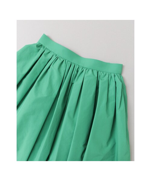 URBAN RESEARCH（アーバンリサーチ）の「ミディ丈タフタギャザースカート（スカート・レディース・WHITE/GREEN/NAVY・FREE）」の18枚目の写真