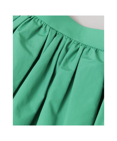 URBAN RESEARCH（アーバンリサーチ）の「ミディ丈タフタギャザースカート（スカート・レディース・WHITE/GREEN/NAVY・FREE）」の20枚目の写真