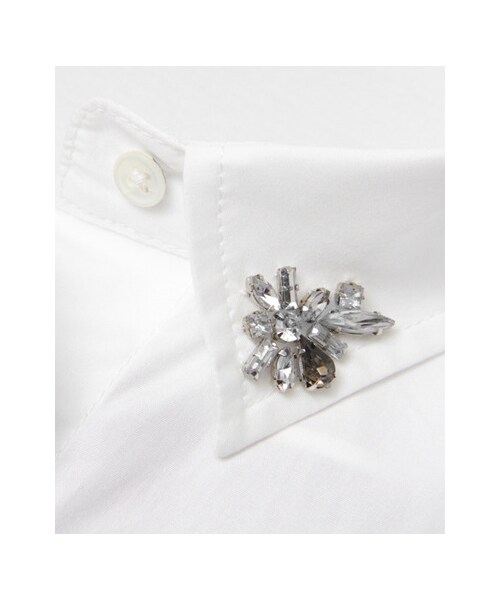 URBAN RESEARCH Sonny Label（アーバンリサーチサニーレーベル）の「ビジュー付き付け襟（ファッション雑貨・レディース・ホワイト・FREE）」の2枚目の写真