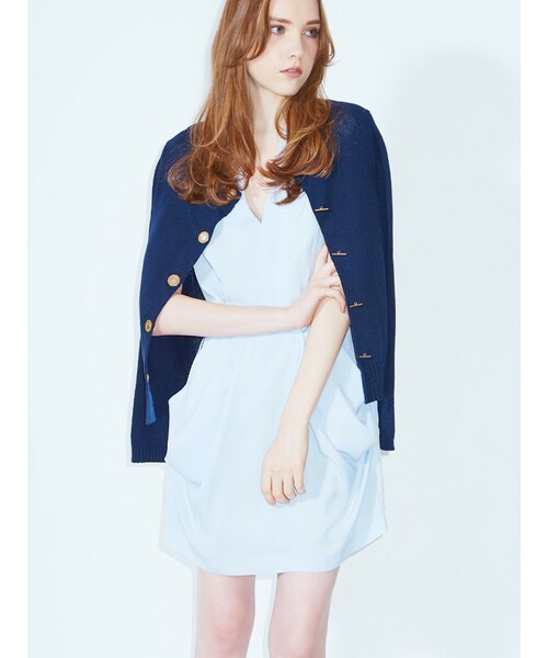 Borny ボルニー の アクタードレープドレス 15春最新作 ワンピース ドレス Wear