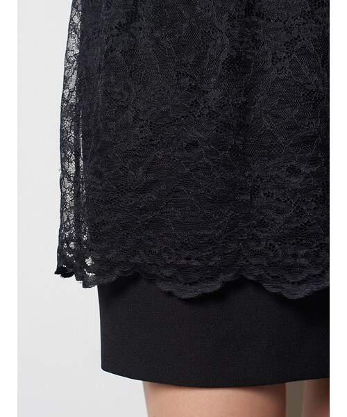 BORNY（ボルニー）の「レースケリードレス（ワンピース/ドレス・レディース・ブラック/ヌード・S/M）」の8枚目の写真