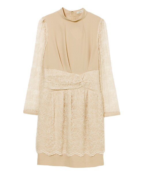 BORNY（ボルニー）の「レースケリードレス（ワンピース/ドレス・レディース・ブラック/ヌード・S/M）」の2枚目の写真