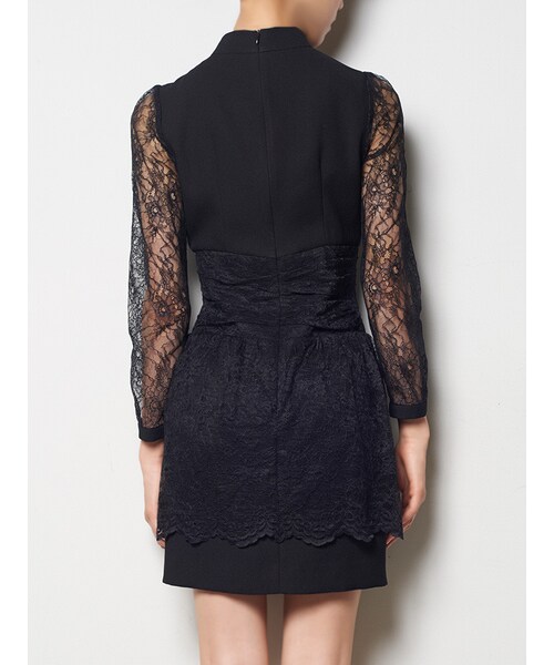 BORNY（ボルニー）の「レースケリードレス（ワンピース/ドレス・レディース・ブラック/ヌード・S/M）」の6枚目の写真