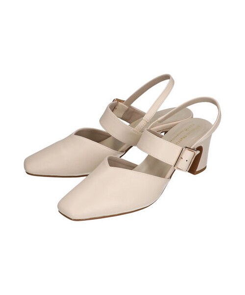 earth music&ecology（アースミュージックアンドエコロジー）の「ORientalTRaffic スクエアトゥパンプス（シューズ・アイボリー/ブラック/ピンク・S/M/L）」の15枚目の写真