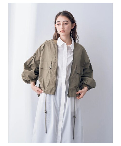 イェッカベッカ ブルゾン ギャザーZIPブルゾン/YECCA VECCA（イェッカ ヴェッカ）のその他