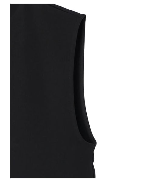 YECCA VECCA（イェッカヴェッカ）の「Vネックプルオーバーベスト（トップス・アイボリー/ブラック・F）」の5枚目の写真